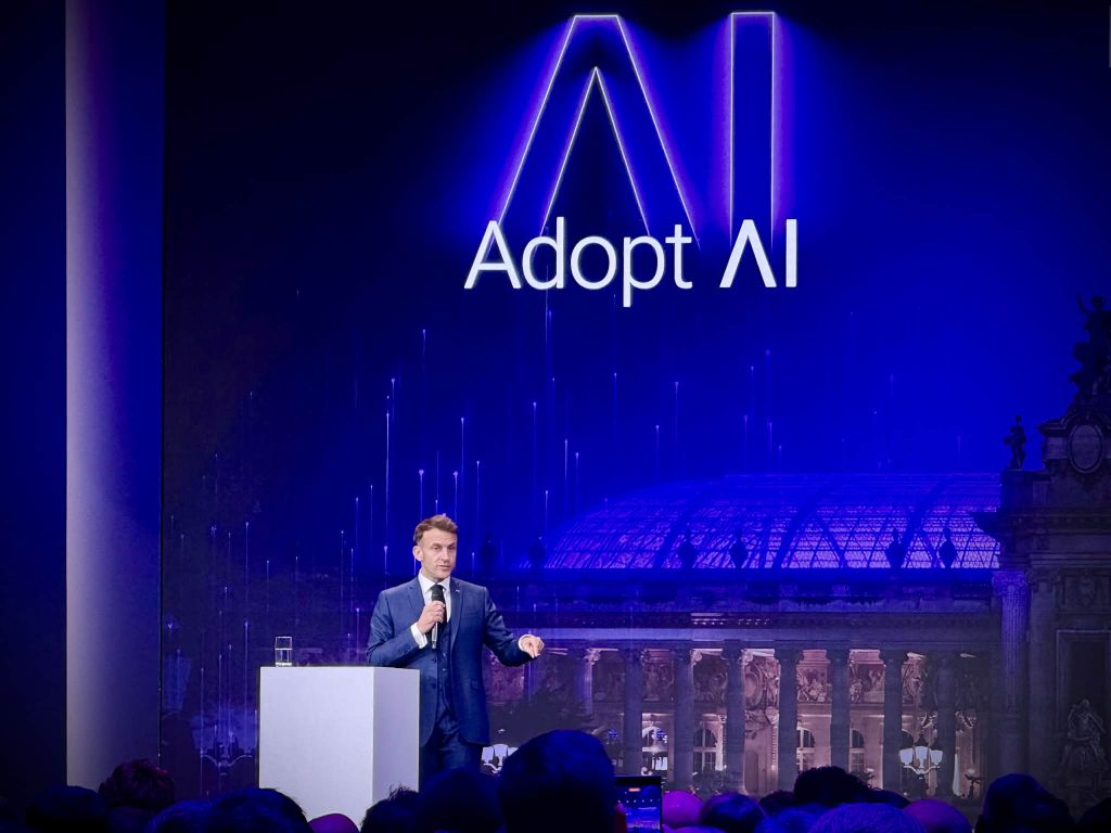 مکرون در Adopt AI